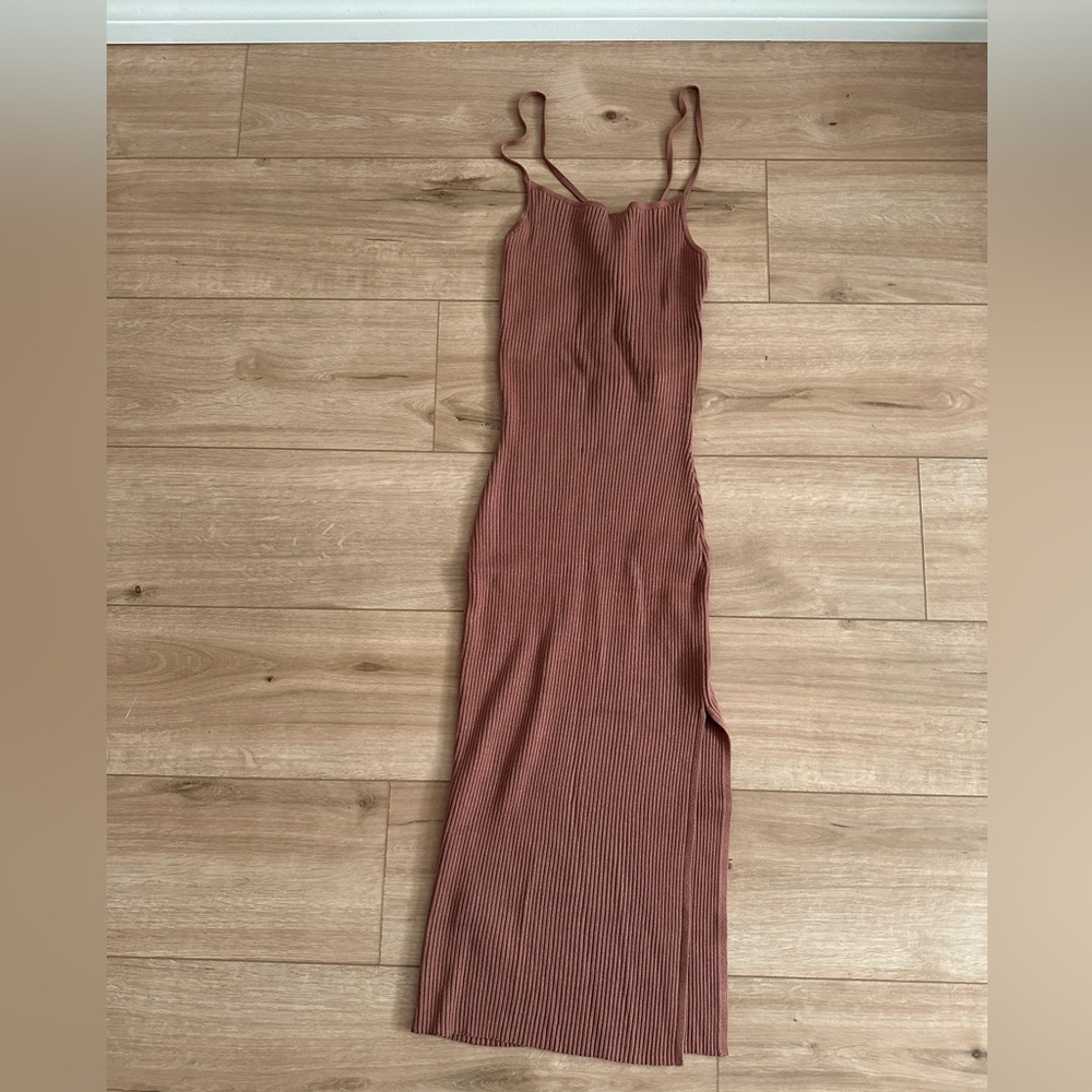 Abercrombie & Fitch Knit Midi Bodycon Dress